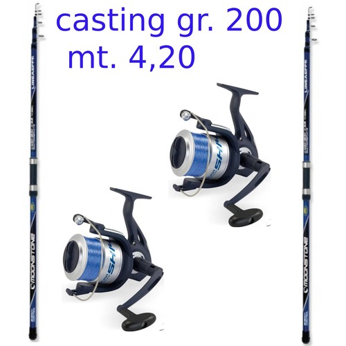 Kit pesca surfcasting canne - pesca, 2